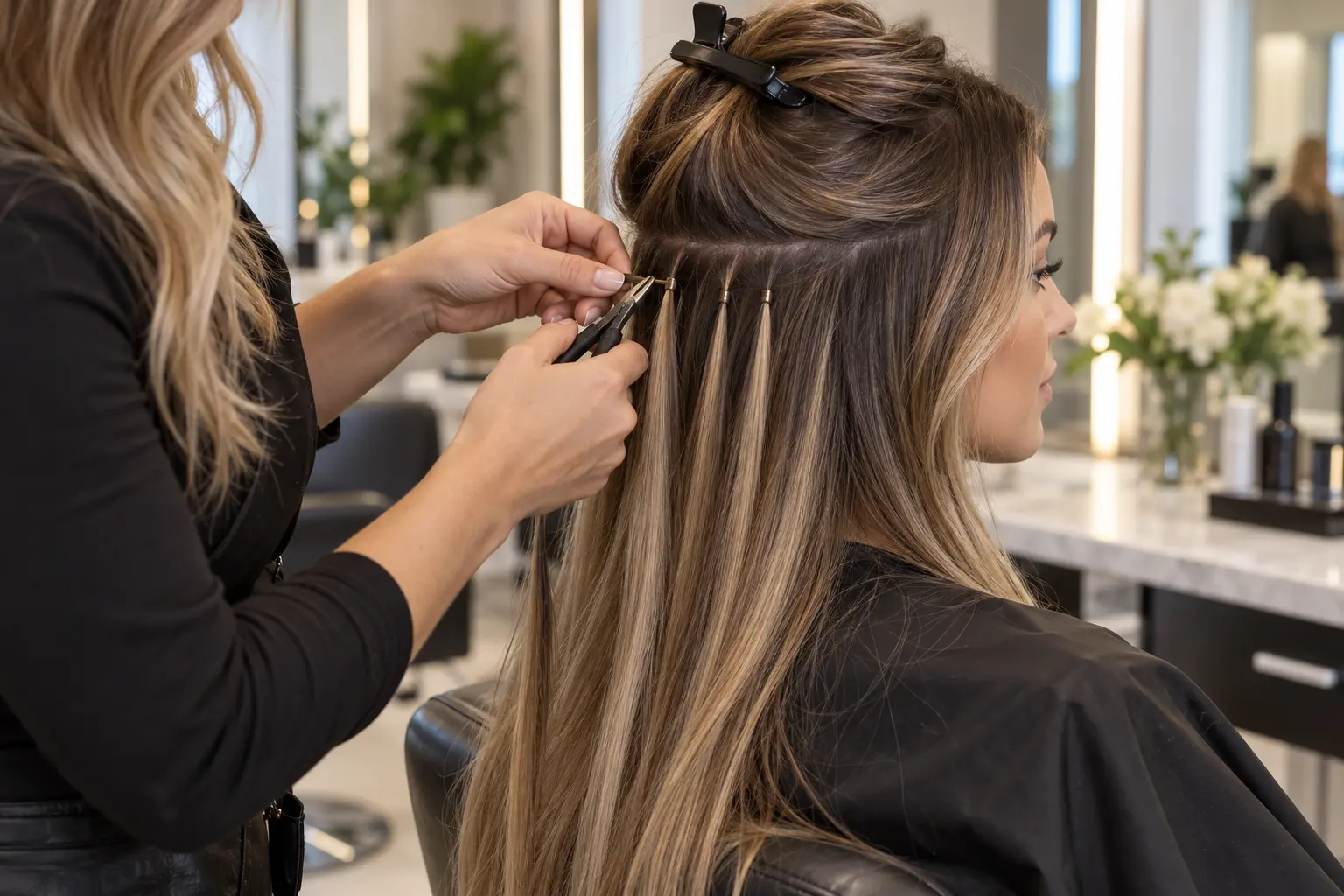 How microbead hair extensions are attached microbead hair extensions attachment method