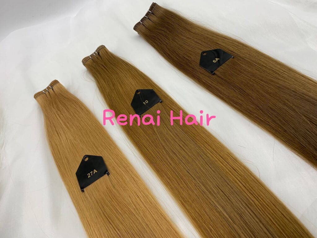 100% remy double drawn genius weft, product view 1