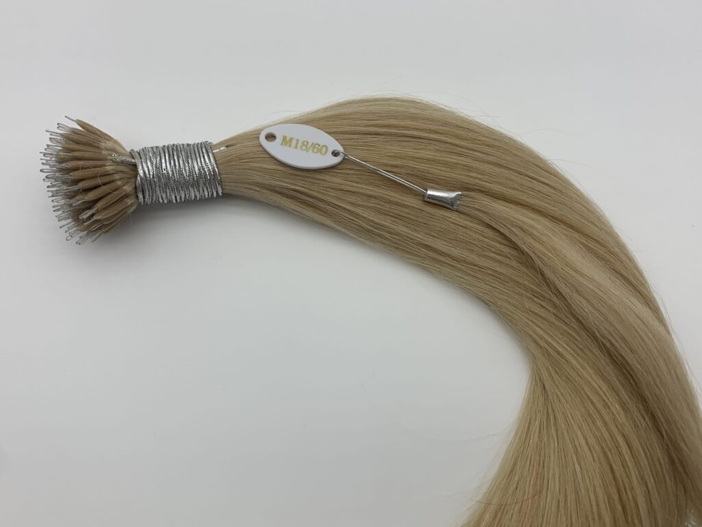 100% virgin cuticle intact hair nano ring, product view 1