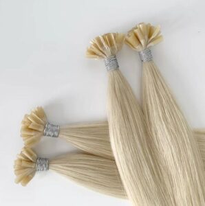 16-24inch 100% human hair U Tip Nail Tip Hair Extension double drawn, product view 2