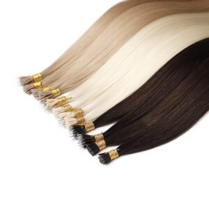 16-24inch Nano Tip Haiir Extensions Virgn Remy Hair, product view 3