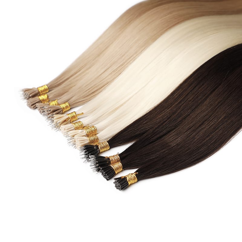 16-24inch Nano Tip Haiir Extensions Virgn Remy Hair, product view 3