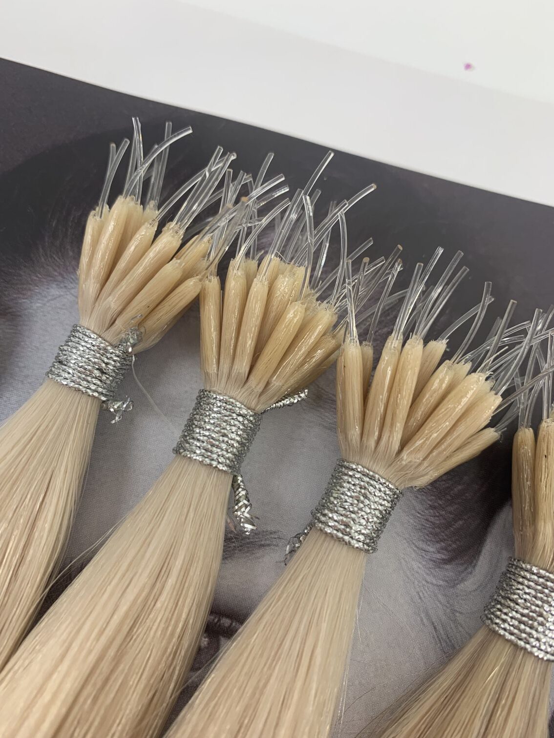 16-24inch Plastic Nano Tip Hair Extensions, product view 1