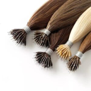 16-24inch Remy Human Hair Nano Tip Double Drawn, product view 2