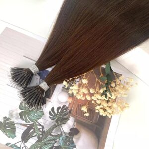16-24inch Remy Human Hair Nano Tip Double Drawn, product view 3