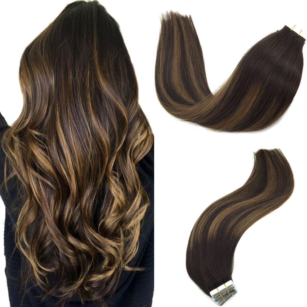 16-24inch Tape in Hair Extension 100% Human Hair, product view 1