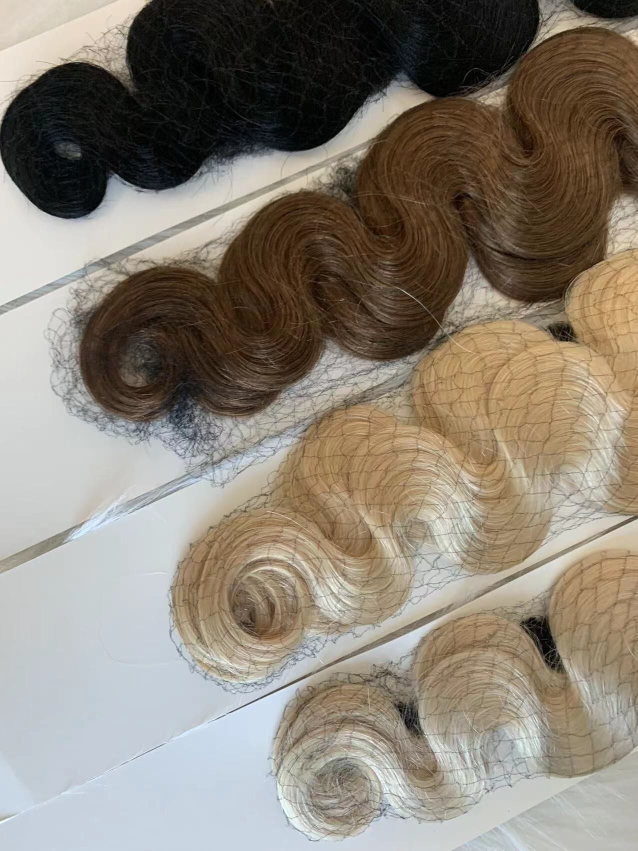body wave U tips double drawn remy human hair, product view 1