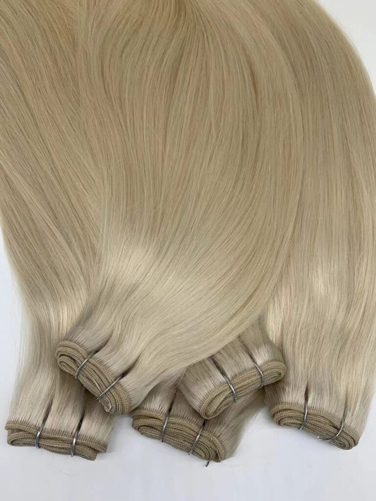 cuticle virgin hair machine weft, product view 2