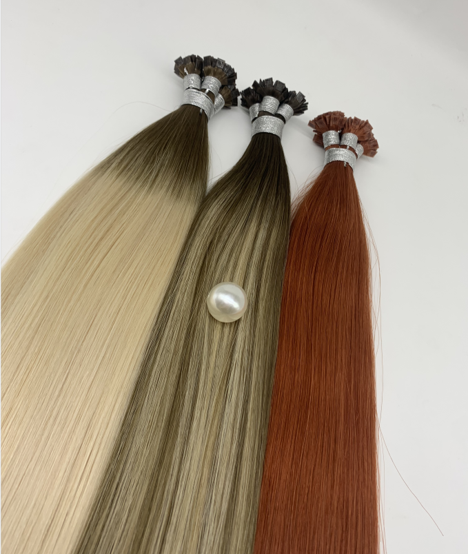 flat hair extension remy hair, product view 3