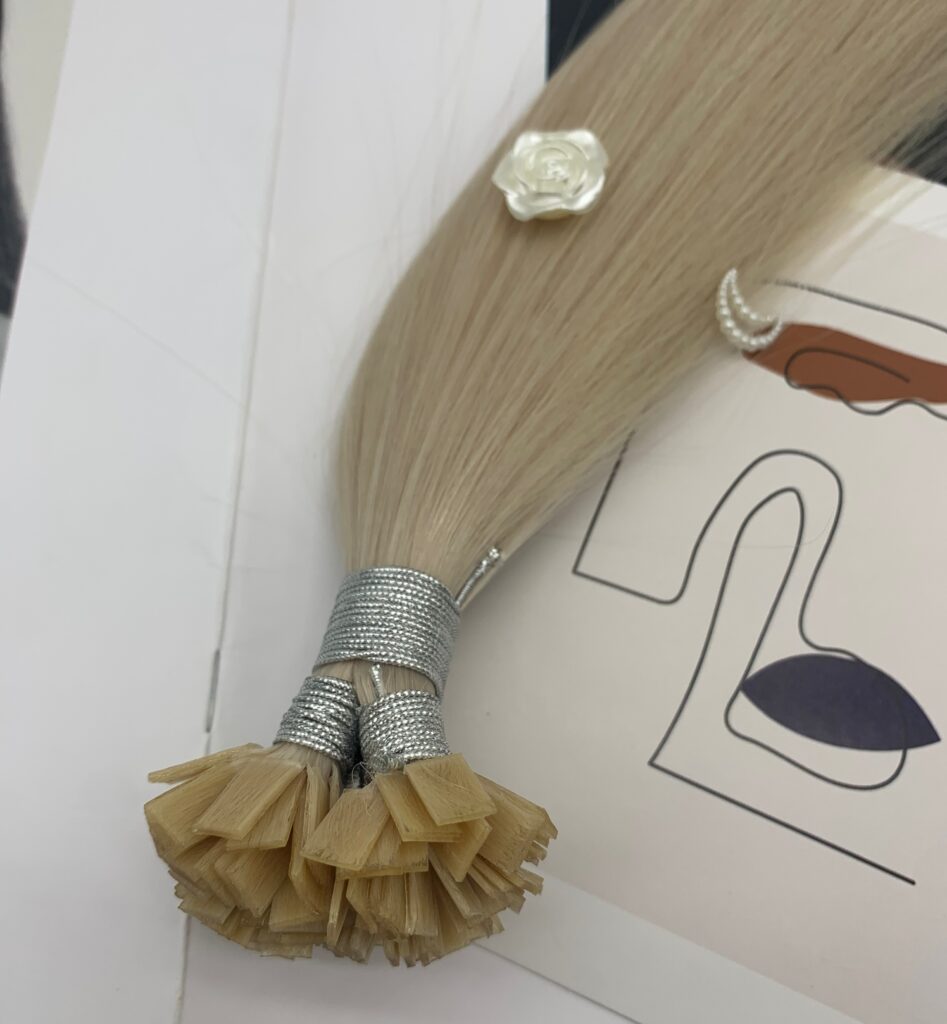flat hair extension russian hair, product view 1