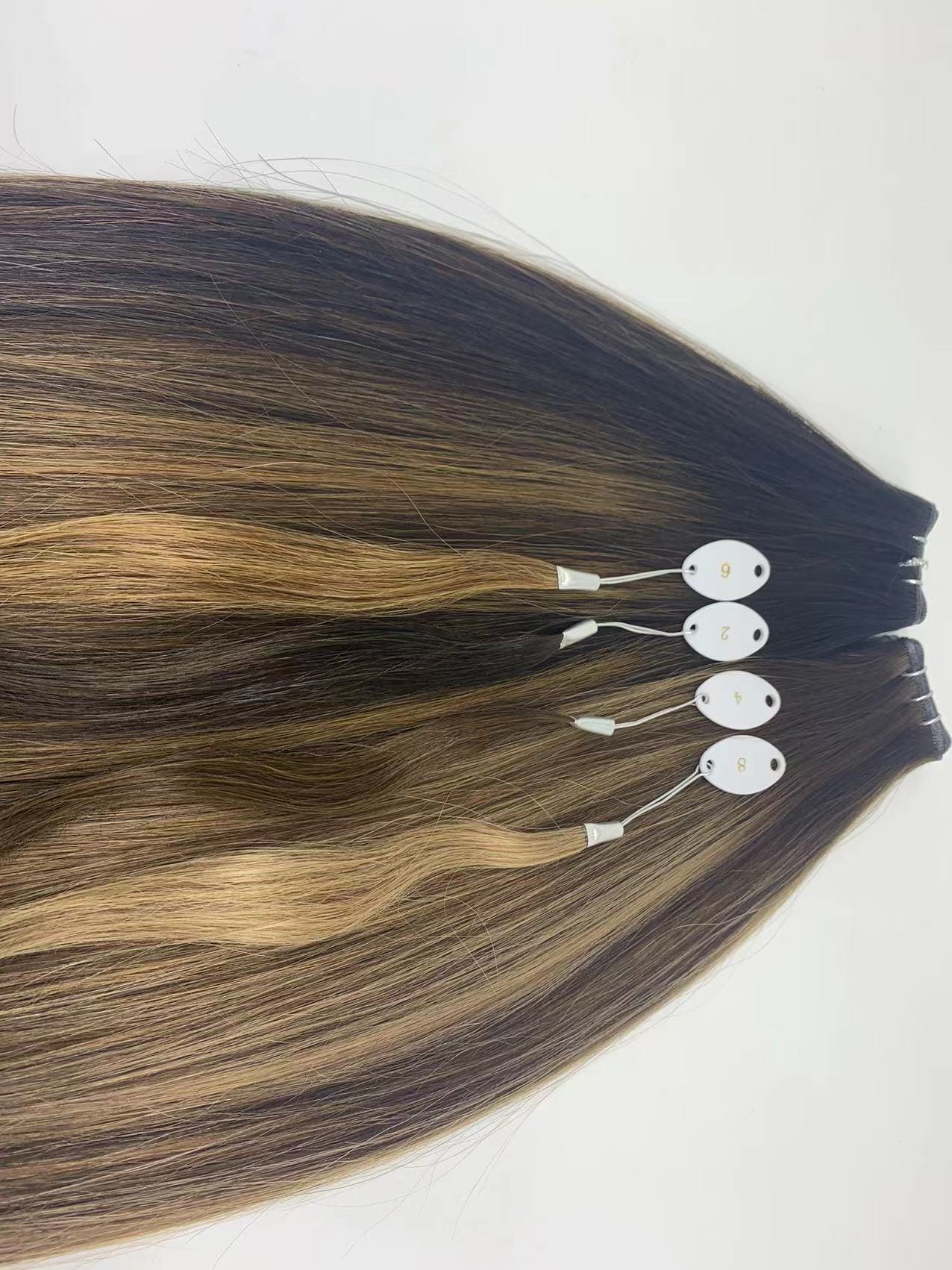 Flat Weft Hair Human Hair Extensions, product view 3