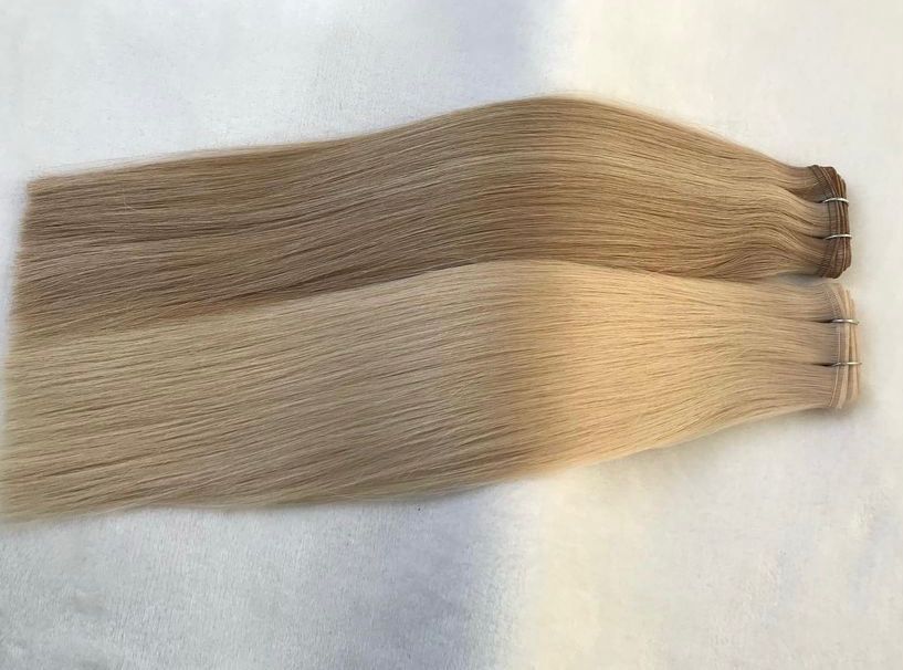 Genius Weft Hair Extensions Straight Hair Weft, product view 1