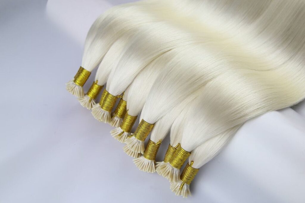 High Quality Human Hair Natural Remy I tip, product view 1
