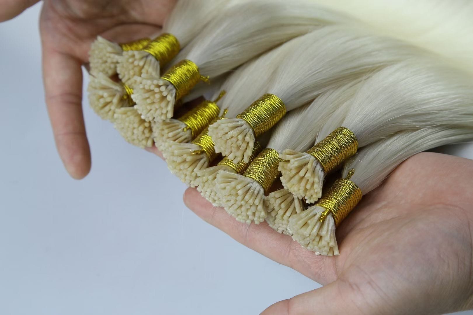 High Quality Human Hair Natural Remy I tip, product view 1