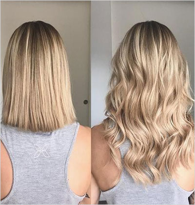 How to blend hair extensions with short hair image 4