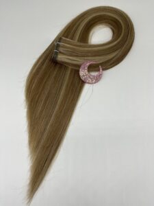 human hair double drawn flat weft hair, product view 1
