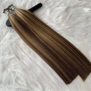 i tip hair extensions piano color, product view 2