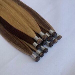 Luxurious Hair Extensions Hand Tied Human Hair Weft, product view 1