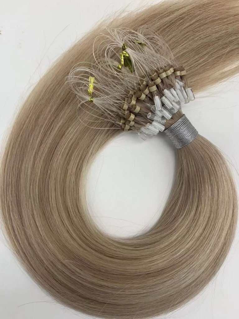 Micro Link Hair Extensions Mixed Color Hair Extensions, product view 1