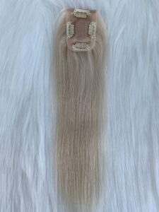 Mono topper with pu human reamy hair 2*1, product view 2
