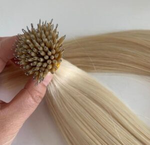 Nano Ring Hair Extensions Remy Hair Prebonded Hair, product view 1