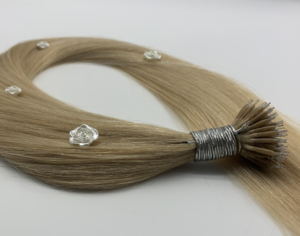 nano tip hair extensions virgin cuticle hair, product view 1