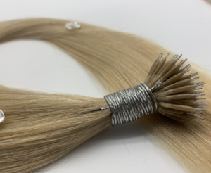 nano tip hair extensions virgin cuticle hair, product view 2