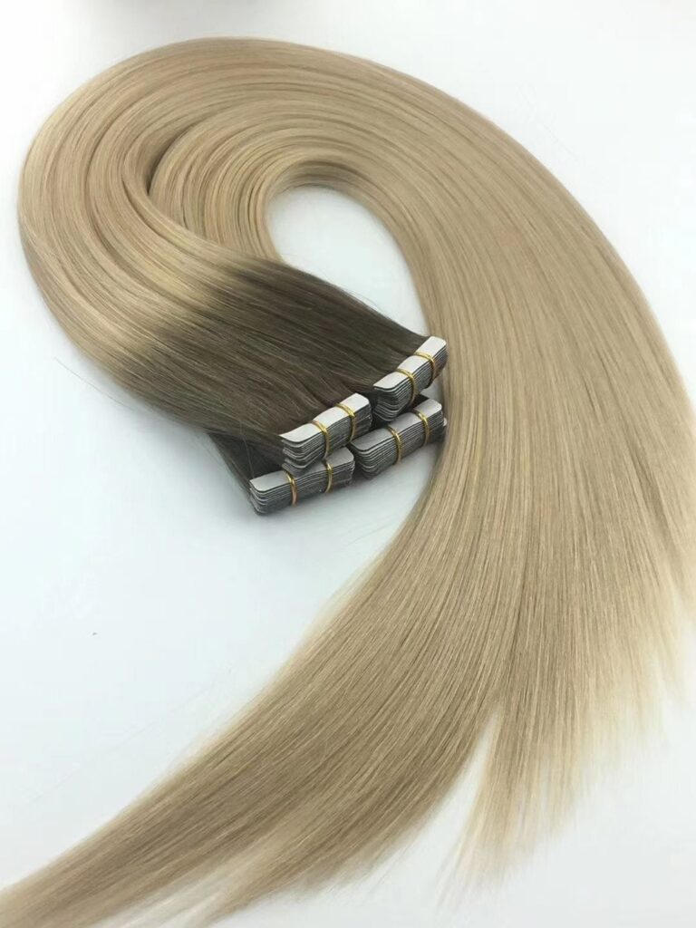 Ombre Color Tape In Hair Extensions Straight Hair Remy Hair, product view 1