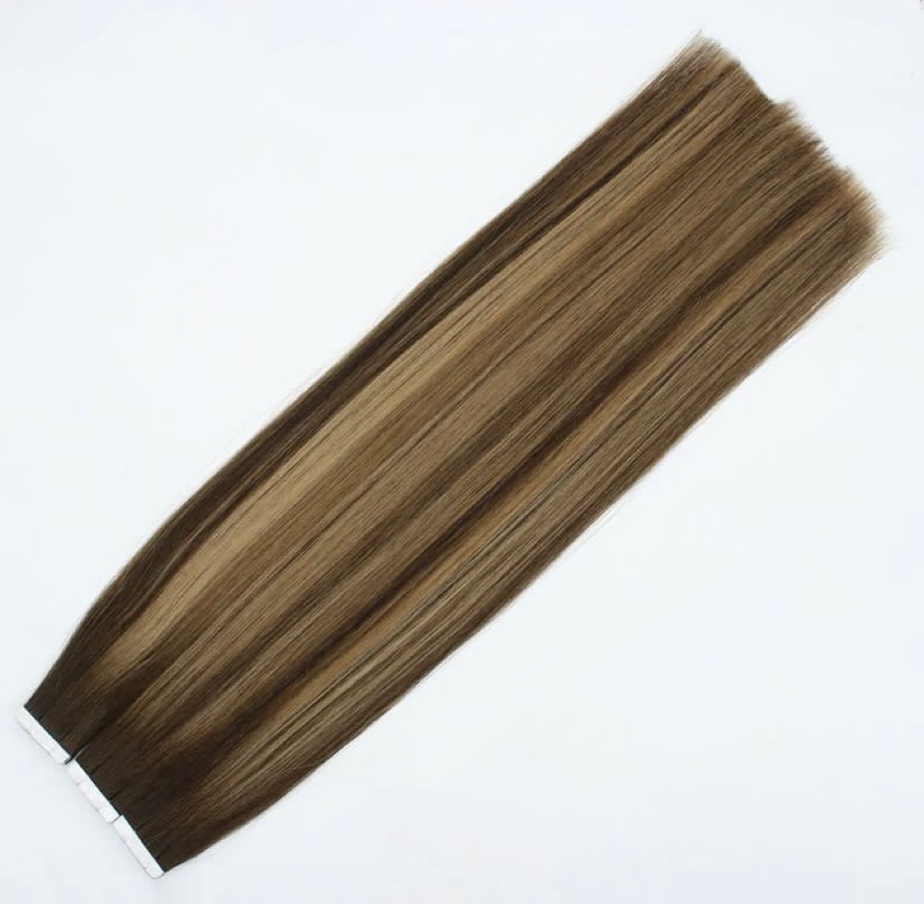 piano color remy hair tape ins, product view 1
