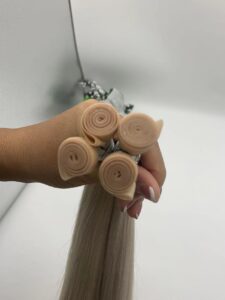 pu weft with 100% human remy hair, product view 1