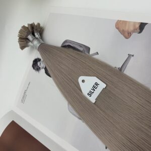 Regular100% remy FLAT TIP cuticle intact double drawn, product view 2