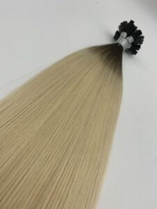Regular100% remy flat tip cuticle intact double drawn, product view 1