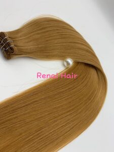 Regular100% remy GENIUS WEFT cuticle intact double drawn, product view 2
