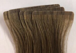 Regular100% remy SEAMLESS TAPE cuticle intact double drawn, product view 1