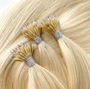 Remy Human Hair Nano Ring Hair Extensions, product view 2