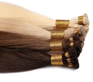 Remy Russian Hand Tied Wefts Extensions, product view 1