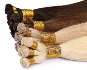 Remy Russian Hand Tied Wefts Extensions, product view 2