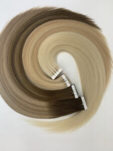 tape hair 100% cuticle virgin hair double drawn, product view 3