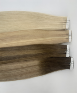 tape hair extensions double drawn, product view 3