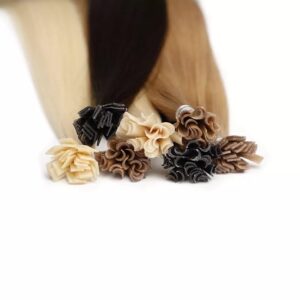 u tip hair extensions virgin cuticle hair, product view 1