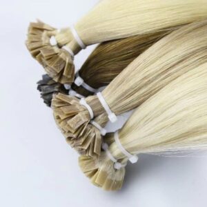 virgin cuticle hair flat tip hair extension, product view 2