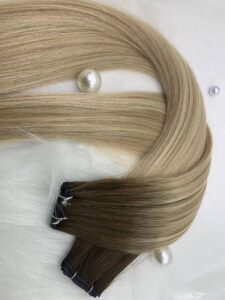 weft hair, product view 2