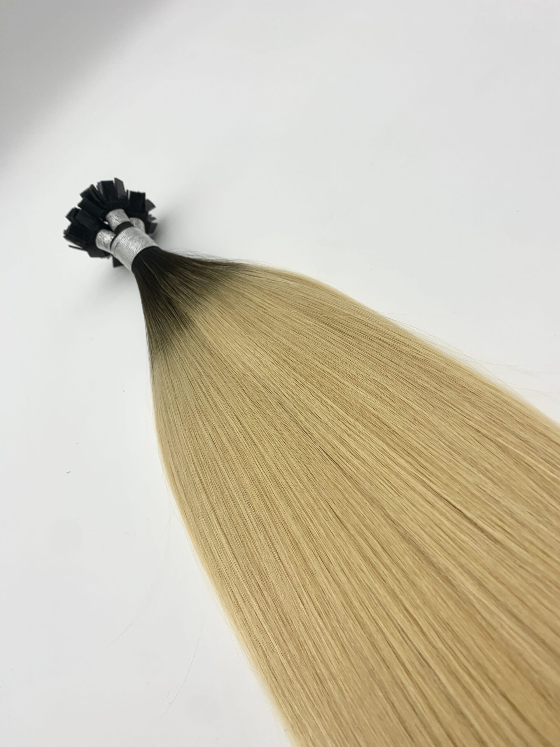 Wholesale Double Drawn Flat Tip Human Hair Extension, product view 3